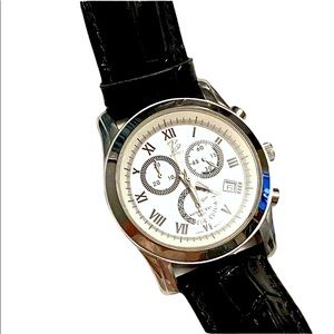 BRIZO Watch Mens Black leather